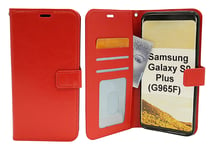 Crazy Horse Wallet Samsung Galaxy S9 Plus (G965F) (Röd)