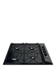Indesit Aria Paa642Ibk 58Cm Built-In Gas Hob With Fsd - Black - Hob Only