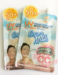 2x A Bonne UV Primer Super milk Moist Drop SPF50 PA++++ CC Cream 7ml.