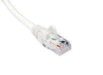 World of Data 20m WHITE CAT6 Network Cable - Ethernet - LAN - Patch - Internet - Broadband - Router - Hub - Modem -10/100/1000 - Gigabit