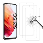 IAOYI 3-Pièces Protection écran pour Samsung Galaxy S21 Verre trempé, HD Full Coverage Premium Film, 9H Dureté, sans Bulles, Anti-Rayures, Ultra Clair Protection Verre Trempé pour Samsung S21 5G
