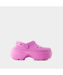 Crocs Unisex Stomp Pink Clogs - Size UK 4