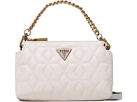Guess, Elenia, Mini, Textile Crossbody Bag, Stone, Qb867772, For Women For Women