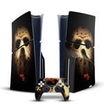 FRIDAY THE 13TH 2009 GRAPHICS VINYL SKIN FOR SONY PS5 SLIM DISC EDITION BUNDLE