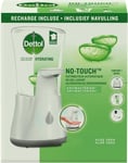 Dettol Distributeur de Savon Automatique de Savon pour Les Mains No Touch avec Recharge Hydratant Aloe Vera