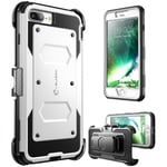 i-Blason [Armorbox] Case Compatible with iPhone 7 Plus / iPhone 8 Plus 5.5 inch (White)