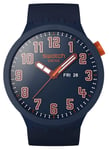 Swatch SB01S700 ESSENTIALLY CONFIDENT (47mm) Dark Blue Dial Watch