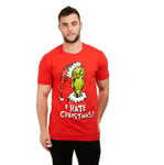 The Grinch Mens - Christmas - T-shirt - Red