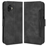 Samsung Galaxy Xcover 6 Pro 5G PU Leather Wear-resistant telefoncover - Sort