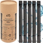 Organic Binchotan x15 - Bamboo Activated Charcoal for Water Purification