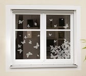 Sticker Fenêtre, 31cm x 31cm, Papillons