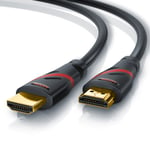 CSL - 10m 4K UHD HDMI 2.0b Cable - 60Hz 2160p 4x4x4 18 Gbps Ultra HD - High Speed Ethernet Lead - ARC CEC Deep Color - HDCP 2.2-3D Ready - For Blu Ray Playstation 5 PS4 Pro Xbox One Series X
