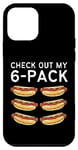Coque pour iPhone 12 mini Check Out My Lot de 6 Hot Dog Funny Hot Dogs pour les fans de gym