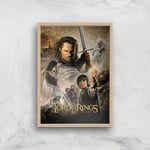 Lord Of The Rings: The Return Of The King Giclee Art Print - A2 - Wooden Frame