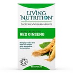 Living Nutrition Organic Fermented Red Ginseng - 60 Capsules