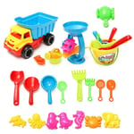 Funny Tools Sand Play Toys Set Water Beach Children Seaside Buck Multicolor 13*13*24