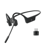 Aftershokz Opencomm Uc Headset Usb-c Via Bluetooth Adapter Stereo Sort