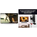 SONY BRAVIA 7 QLED (XR l Mini LED) 65 Pouces 4K HDR Google Smart TV (2024) and Support Mural pour Les TV BRAVIA Set