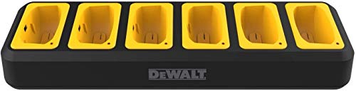 DEWALT DXPMRCH6-800 6 Port Charger for DXPMR800 Walkie Talkie Two-Way Radios - Charges 6 Walkie Talkies simultaneously