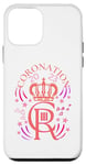 Coque pour iPhone 12 mini CR III King Charles Coronation May 2023 British Royal Family