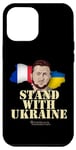 Coque pour iPhone 13 Pro Max Ukraine France Volodymyr Selensky Stand with Ukraine