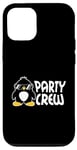 Coque pour iPhone 13 Pro Party Crew Penguin Cool Lunettes de soleil Team Squad Style Penguins
