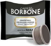 CAFFÈ BORBONE Black Blend Coffee - 100 Capsules - Compatible with Lavazza*