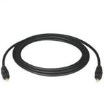 Digital Optical Audio Cable - Toslink M/M (optisk lydkabel) 5m sort
