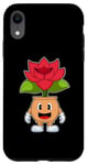 iPhone XR Plant pot Rose Flower Case