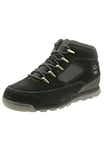 Timberland Men's Euro Rock Heritage L/F Fashion Boots, Black Suede, 11.5 UK