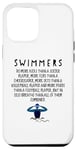Coque pour iPhone 13 Pro Max Le nageur professionnel amusant fait plus de coups de pied que le joueur de football