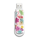 Integral 128GB Pink Flamingo Xpression USB 3.0 Flash Drive are Stylishly Designed USB Memory Flash Drives - Ideal Storage and Back Up for Study, Work and Play and a Great Fun & Funky Gift Idea