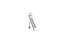 Belkin grenuttag med 6 uttag och 2 meter nätkabel BSV603vf2M-V2.