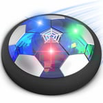 Svävande Fotboll Leksak för Pojkar, Luftdriven Svävande Fotboll med LED-Ljus & Mjukt Skumskydd, Inomhus Fotbollsträning för Barn