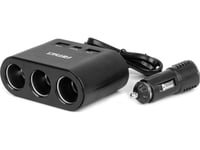 Cigarettändaruttagsplitter Med Laddare 2X Usb-A 1X Usb-C 12V 24V 120W 70Cm Amio-04361