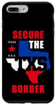 Coque pour iPhone 7 Plus/8 Plus Secure The Border Quote – State of Texas USA Graphic