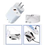 30W USB to Type-C Dual Port Fast Charger for DJI Mini 2/Min 3 Pro Accessories