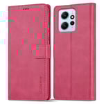 LC.IMEEKE Xiaomi Redmi Note 12 4G Fodral med Plånbok - Rosa