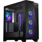 MSI MPG GUNGNIR 300R AIRFLOW Mid-Tower PC Case - E-ATX Capacity, 4 x 120 mm ARGB Fans with Hub Controller, Vertical GPU Support & Stand, Dust Filters, Cable Routing, USB Type-C (20Gbps)