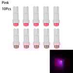 T5 LED-lampor Dashboard-ljus ROSA 10ST 10ST Pink 10Pcs-10Pcs