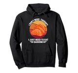 Vintage I Don't Need Therapy I Just Need To Eat Sashimi Pullover Hoodie