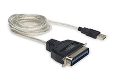 DIGITUS USB vers imprimante série - Câble USB 1.1 Type A vers port parallèle Centronics CENT-36 - Câble de connexion 1,8 m