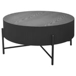 SOFFBORD i metall, trämaterial 80/80/40 cm 