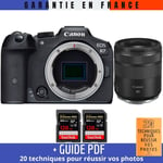 Canon EOS R7 + RF 85mm F2 Macro IS STM + 2 SanDisk 128GB Extreme PRO UHS-II SDXC 300 MB/s + Guide PDF ""20 techniques pour r?ussir vos photos