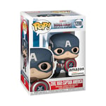 Funko Pop! Marvel: Civil War Build A Scene - Captain America - Amazon Exclusive - Collectable Vinyl Figure - Gift Idea - Official Merchandise - Toys for Kids & Adults - Movies Fans