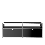 USM - USM Haller 42 sideboard Graphite Black - TV-bänkar - Fritz Haller,Paul Schärer - Svart - Metall
