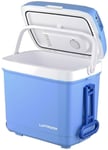 30L Trolley Cool Box Hot/Cold Travel Cooler Camping Picnic 12V 240V Adapter