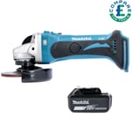 Makita DGA452 18v 115mm LXT Angle Grinder With 1 x 6Ah Battery