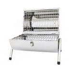 Portable Stainless Steel Table Top Barrel BBQ
