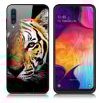 Fantasy Samsung Galaxy A50 skal - Tiger multifärg